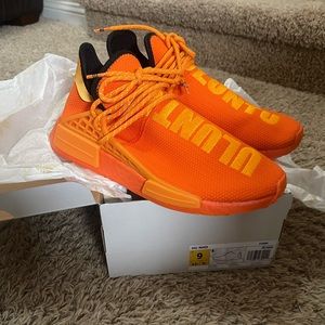 New & authentic! Adidas HU Pharrell NMD sz 9 orange